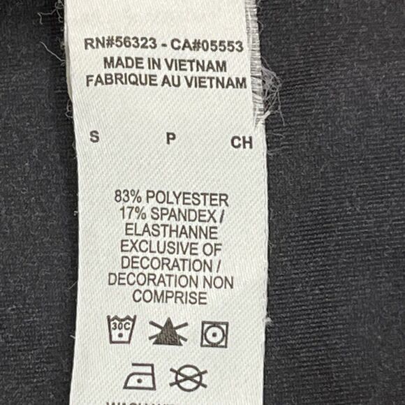 Nike Leggings Womens Small Black Rainbow Striped Athletic Ankle Stretch - Picture 4 of 12